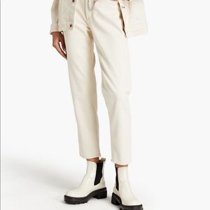 EUC Rag and Bone Rosa boyfriend jean ecru 24